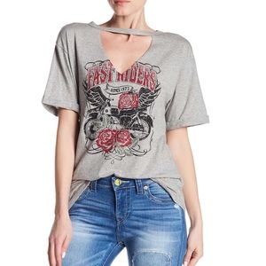 H.I.P Biker Graphic Tee S